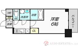大阪市東淀川区東淡路4丁目マンション 1Kの間取図画像