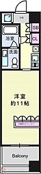 デュオン新大阪レジデンス 1Kの間取図画像
