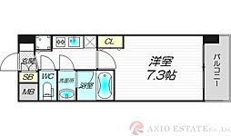 レオングラン新大阪レジデンス 1Kの間取図画像