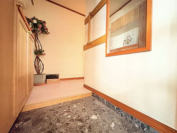 玄関収納があり、靴や小物をすっきり片付けられる便利で使い勝手の良い玄関です！
