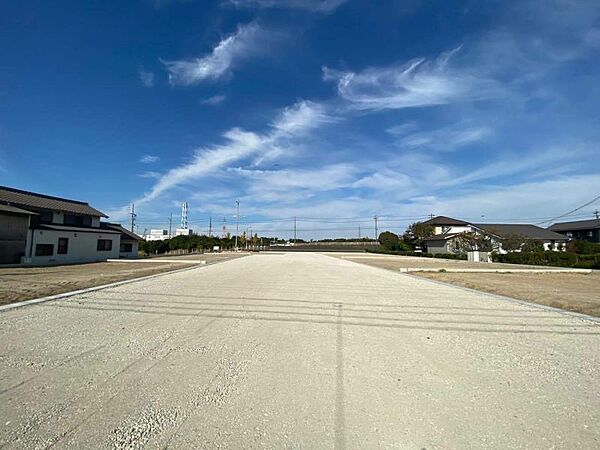 見晴らしの良い前面道路！