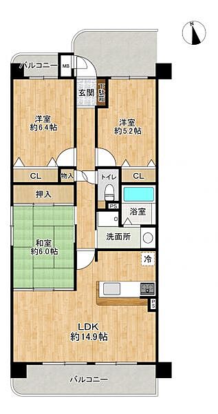 間取り：323000444592