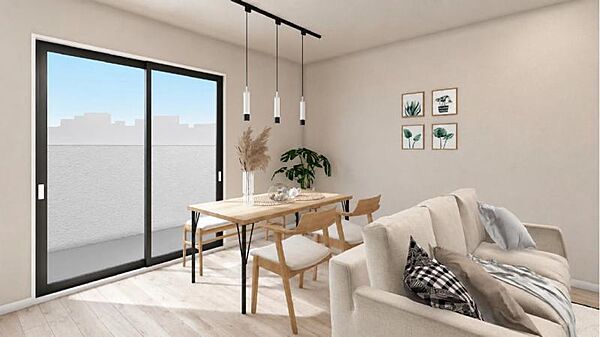 【LDK】リフォームプラン例。工事費用別途1260万円要。※イメージパースです