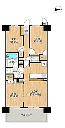 エムズシティ神宮前 3LDKの間取り