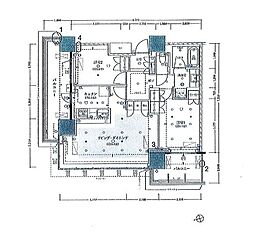 ザ・パークハウス広島タワー 2LDKの間取図画像