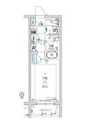 ARTESSIMOBLOSS 1Kの間取図画像
