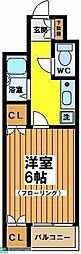 ロマンコーポ 1Kの間取図画像