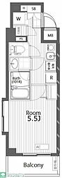 ガーラ駒沢大学 1Kの間取図画像