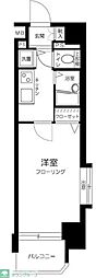 フェニックス幡ヶ谷弐番館 1Kの間取図画像