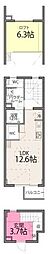 ＴＡＳ経堂レジデンス 3階1LDKの間取り