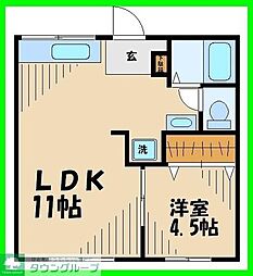 間取図画像 2DK
