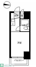 スカイコート下高井戸 12階1Kの間取り