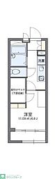 レオパレス参丁目 1Kの間取図画像