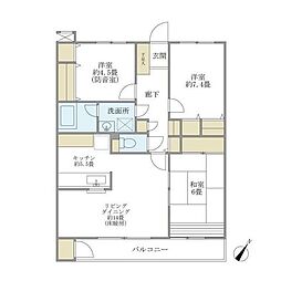間取図画像 3LDK