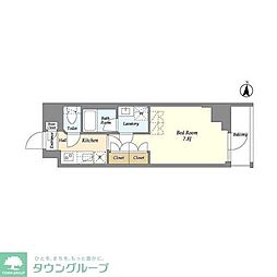 ARKMARK高円寺 1Kの間取図画像