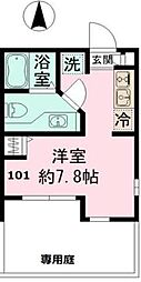 CIELS ワンルームの間取図画像