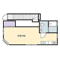 コストマリー2 ワンルームの間取図画像