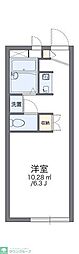 レオパレスイサヤマ 1Kの間取図画像