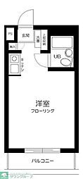 シルフィード用賀 ワンルームの間取図画像