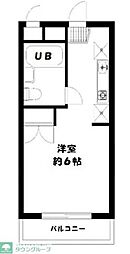 BONNECHANCE池尻 1Kの間取図画像