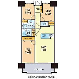 間取図画像 3LDK