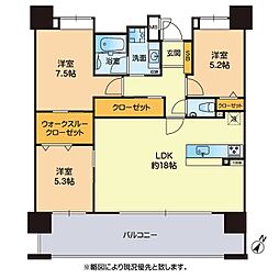 アイランド長嶺の杜 3LDKの間取図画像