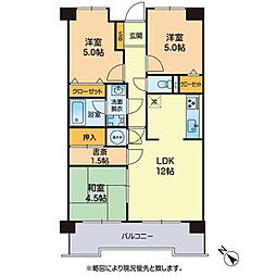 ロワールマンション長嶺 3SLDKの間取図画像