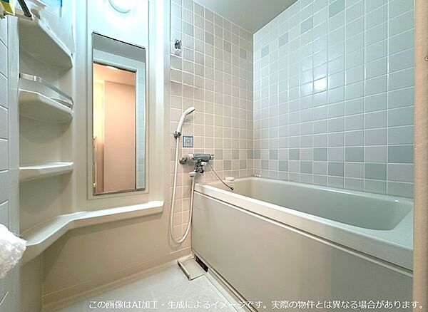 シンプルな浴室☆※一部お荷物を削除しております。現況優先とします。
