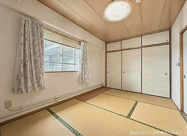 6帖和室！押し入れあり！※AI画像生成により、お荷物を削除しております。