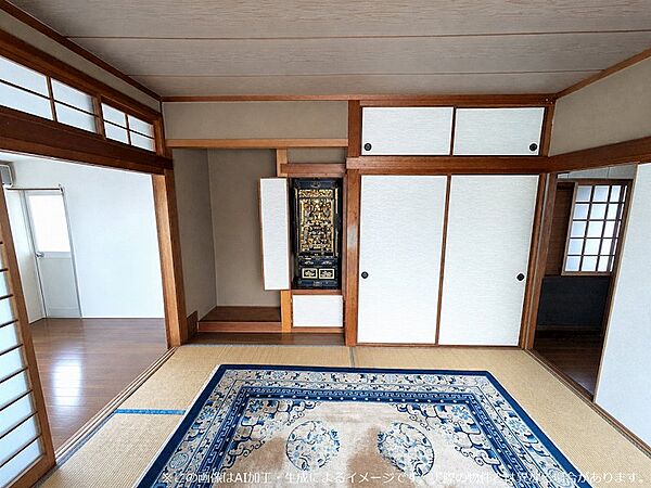 2階和室※この画像はAI加工・生成によるイメージです。実際の物件とは異なる場合があります。