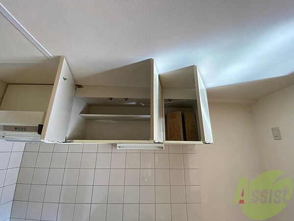 画像9:キッチン上の収納もたっぷり入るので、キッチンもすっきりです。