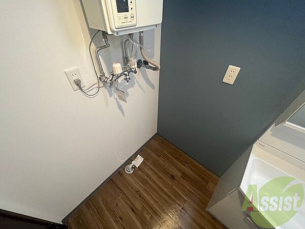 画像24:洗濯機置場は室内にあるのでもちろんいつでも洗濯できます。