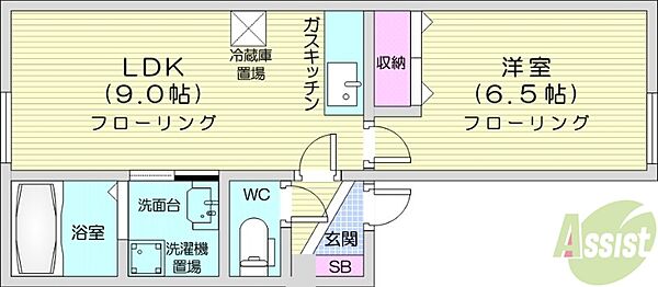 同じ建物の物件間取り写真 - ID:201021987322