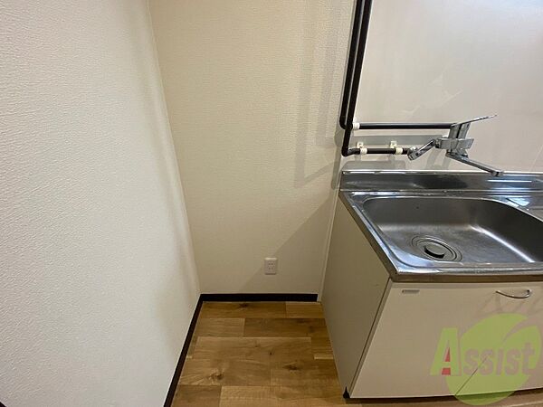 画像24:冷蔵庫置き場はこちらです！動線もバッチリですね。