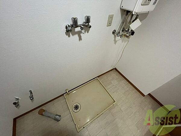画像9:洗濯機はこちらの専用スペースに置けます！