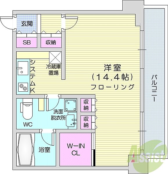 同じ建物の物件間取り写真 - ID:201023146241