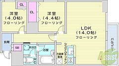 物件の間取り