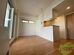 プライマル札幌桑園 8階1LDKのリビング/ダイニング