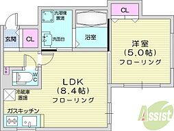 間取図画像 1LDK