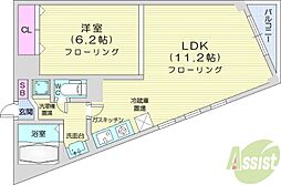 間取図画像 1LDK