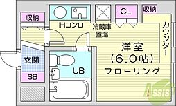間取図画像 ワンルーム