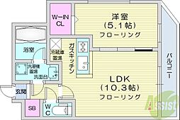 間取図画像 1LDK
