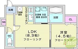 VerdeMantis 1LDKの間取図画像