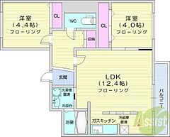 物件の間取り