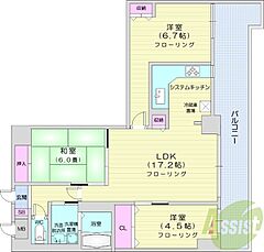 物件の間取り