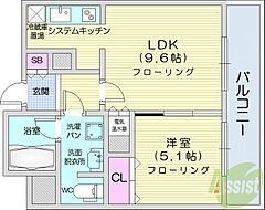 物件の間取り