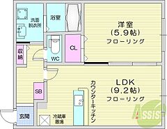 物件の間取り