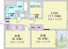 物件の間取り