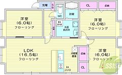 物件の間取り