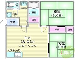 物件の間取り